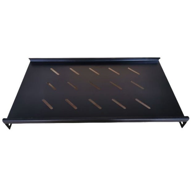LDR Fixed 1U 275mm Deep Shelf Recommended for 19' 450/550mm Deep Cabinet - Black Carousel 3