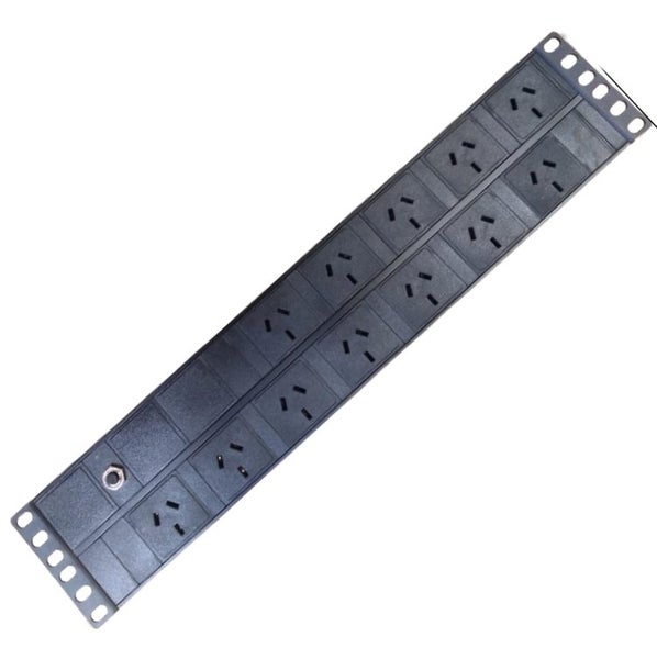 LDR 12-Port 10A Power Distribution Unit AU Approved - 12x 3-Pin AU/NZ Outlets/Sl Carousel 1