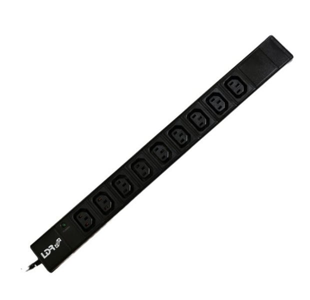 LDR 9-Port 10A Power Distribution Unit AU Approved- 9x IEC C14 Outlets/Slots - 1 Carousel 1