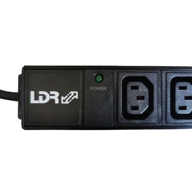 LDR 9-Port 10A Power Distribution Unit AU Approved- 9x IEC C14 Outlets/Slots - 1 Carousel 2