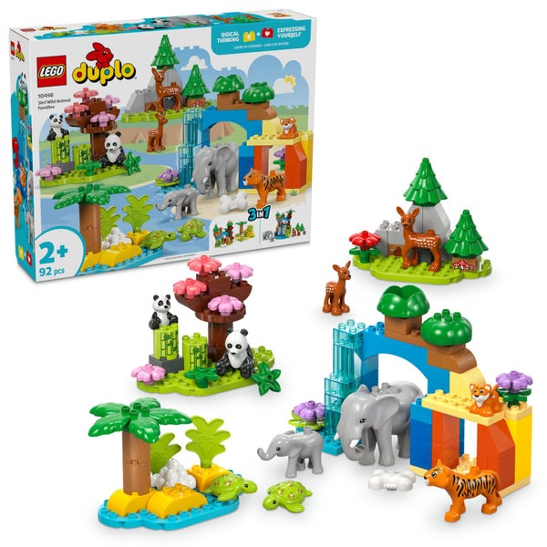 LEGO DUPLO: 3-In-1 Wild Animal Families - (10446) Carousel 1