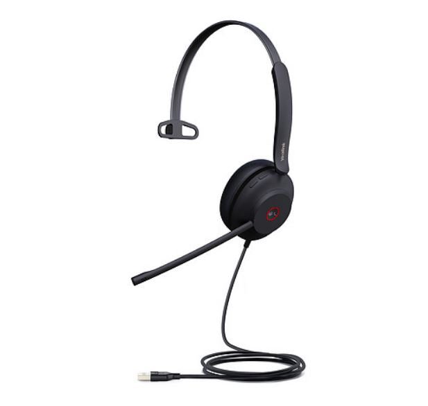 Yealink UH37 Microsoft Teams Certified USB Wired Headset / Mono / USB-A 2.0 /... Carousel 2