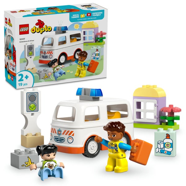 LEGO DUPLO: Ambulance & Driver - (10447) Carousel 1