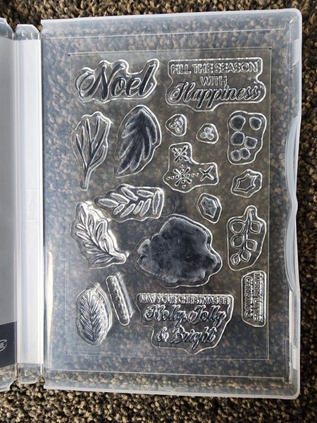 Stampin Up stamp set - Peaceful Noel Carousel 2