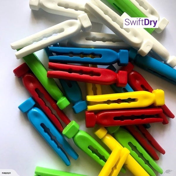 Coloured Dolly Clothes Pegs x25 Carousel 1