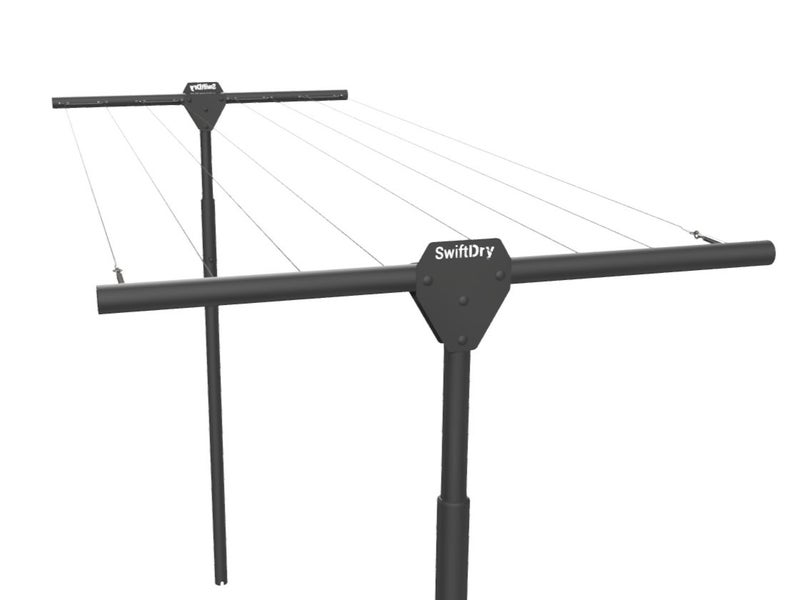 SwiftDry Coastline T Bar Clothesline (1200mm wide, 40m) Carousel 1