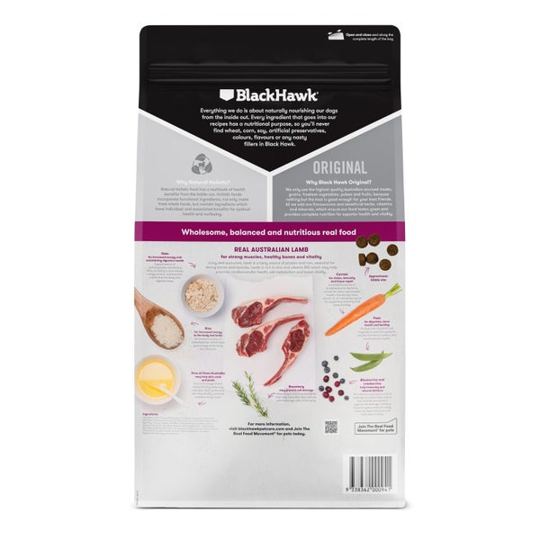 Black Hawk Lamb & Rice for Adult Dogs Carousel 2