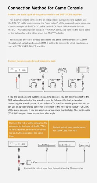Buttkicker Gamer-2 Motion Sensor Gaming Device Low Frequency Simulator Carousel 8