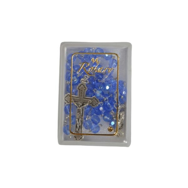 Rosary Beads Crystal Ab 7mm - Blue Carousel 2