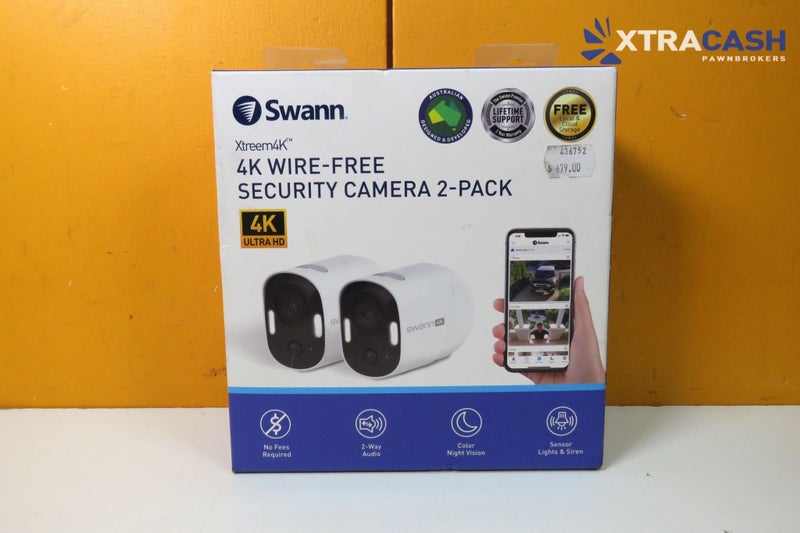 SWANN 4K Wire-Free Security Camera 2-Pack Carousel 1