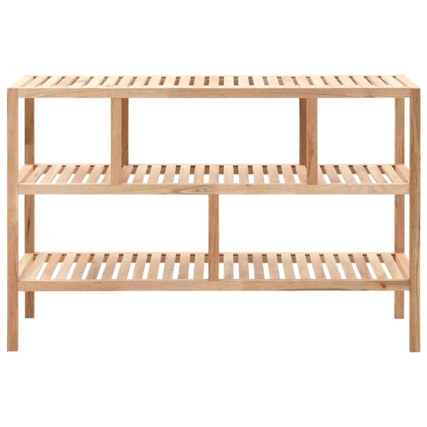 Bathroom Shelf Solid Walnut Wood 100x40x65 Cm Carousel 2