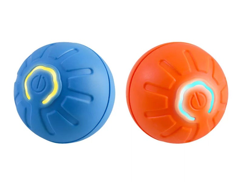 2PCS Shaky Ball Toy Automatic Jumping Ball Dog Toy Vibrating Ball For Pet Carousel 2