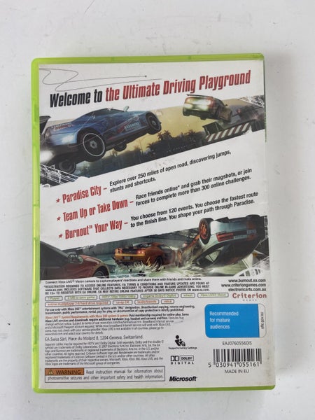 XBOX360 BURNOUT PARADISE EA GAMES Carousel 2
