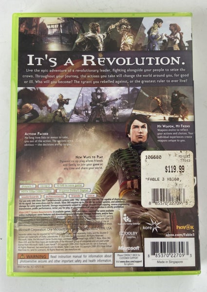 XBOX360 FABLE 3 Carousel 2
