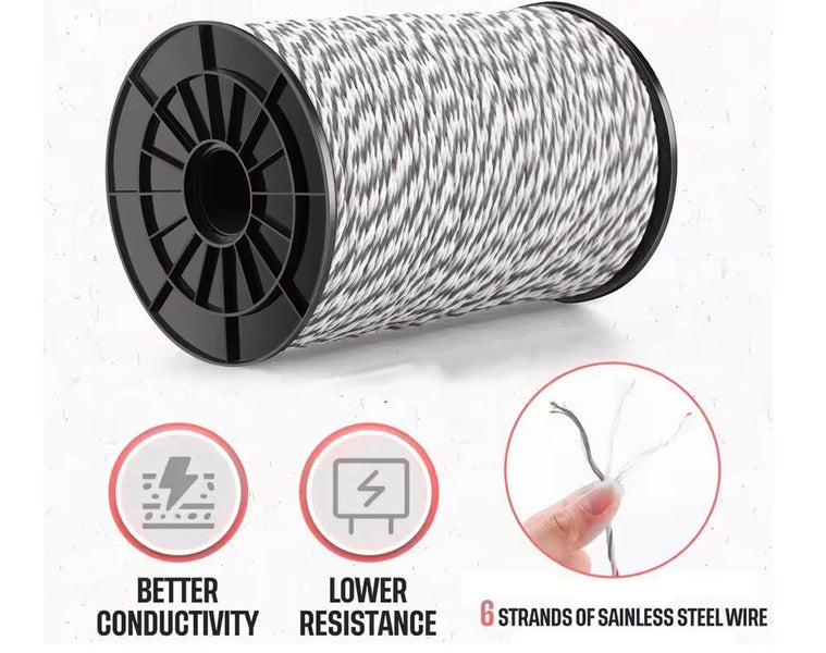 Electric Fence Tape Polytape Carousel 8