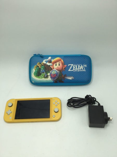 * Yellow Nintendo Switch Lite Console w/ Charger & Case! * Carousel 1