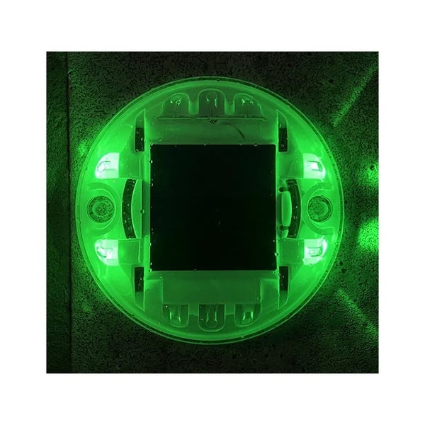 Round Solar LED Road Stud IP68 Waterproof 1200mAH Carousel 1