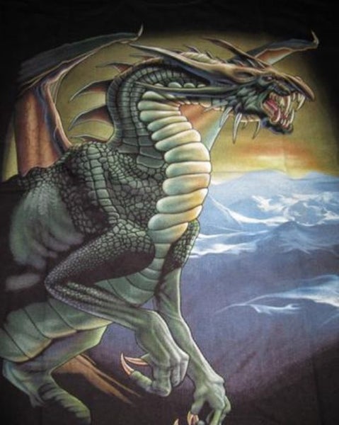 Green Dragon T-shirt, Large Carousel 1