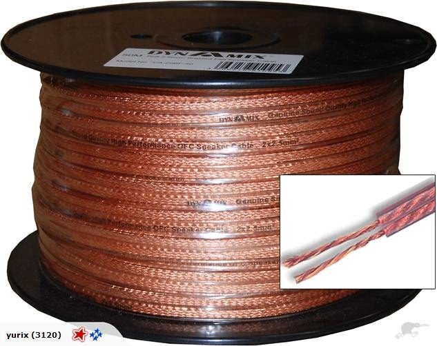 50M 14AWG/2.08mm2 Speaker Cable OFC 51/025BCx2C Carousel 1