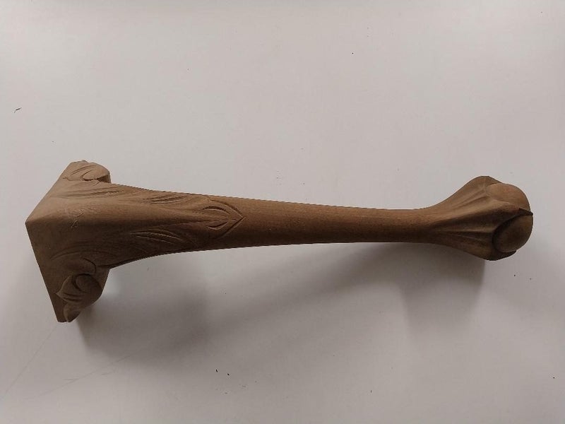 MAHOGANY BALL AND CLAW DINING CHAIR LEG Carousel 1