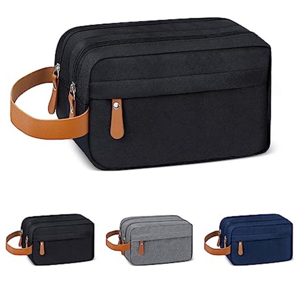 Men Waterproof Toiletry Bag Travel Wash Case Shower Bathroom Cosmetic Storage Carousel 1