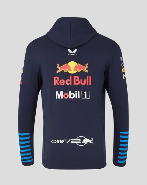 Red Bull F1 Team Replica Mens Full Zip Hoodie Carousel 2