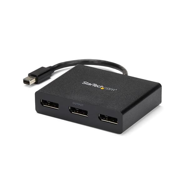 Mini DisplayPort to DisplayPort Multi-Monitor Splitter - 3-Port MST Hub Carousel 1