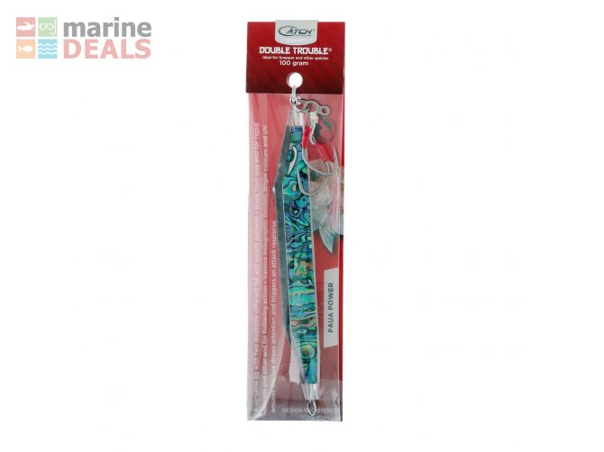 Catch Double Trouble Paua Power Jig 100g Carousel 2