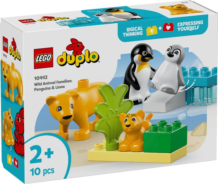 LEGO DUPLO: Wild Animal Families Penguins & Lions - (10442) Carousel 5