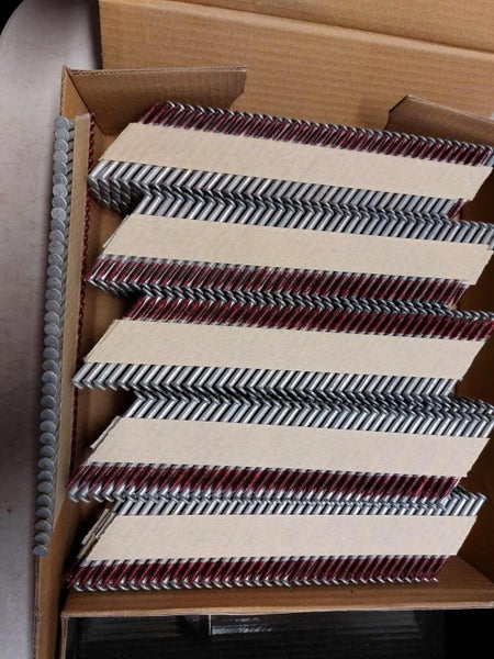 Framing Nail Gun Nails 50mm Galv Round Head R/Shank 3000 & Fuel Cells Carousel 1