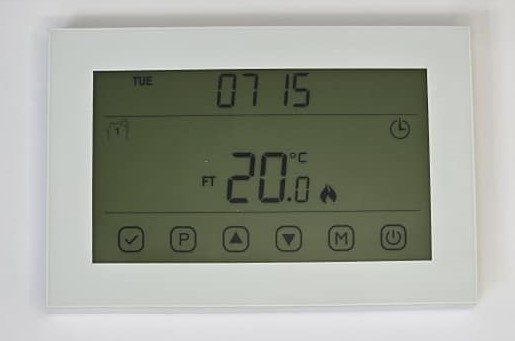 HT3 Underfloor Heating Thermostat - Horizontal White Carousel 2