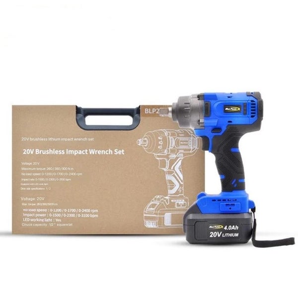 Blue Point 1/2" Drive 20V Brushless Impact Wrench Set62863865962754111