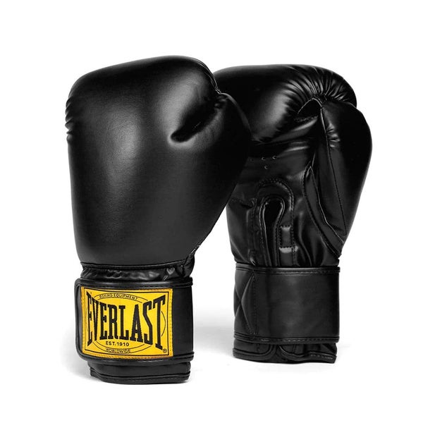 Everlast 1910 Boxing Gloves 16oz Black Carousel 1