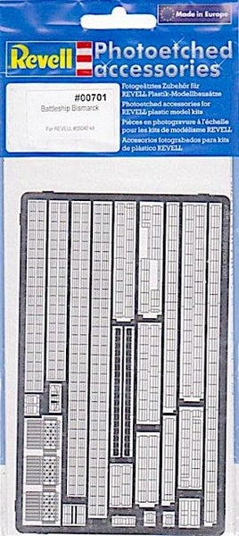 Revell 00701 Battleship Bismarck Photo Etch Set Carousel 1
