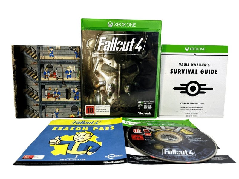 Fallout 4 (Fall Out 4) XBox One *INCLUDES MANUAL* Carousel 1