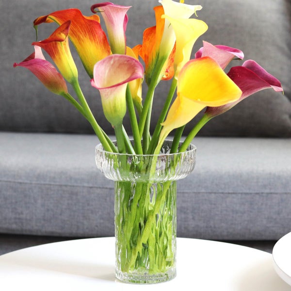 **FLORISTS! - BULK BUY SPECIAL** 24 x Glass Vases/Candle holder Carousel 4