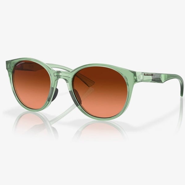 RRP $256.00 BRAND NEW Oakley Spindrift Sunglasses - Transparent Jade w PRIZM ... Carousel 1
