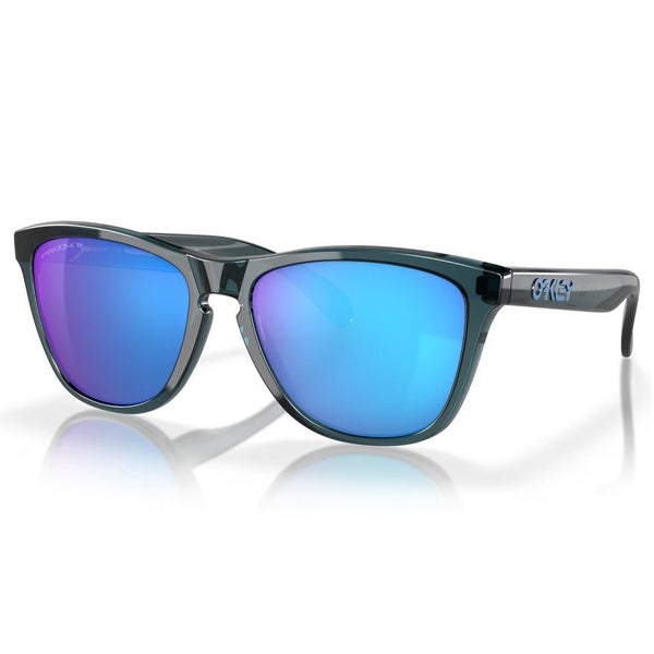 RRP $298.00 BRAND NEW Oakley Frogskins Sunglasses - Crystal Black Frame w PRI... Carousel 1