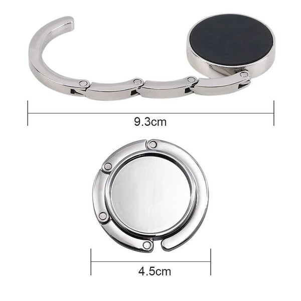 Portable Folding Alloy Purse HandbagBag Hanger Hook Holder Table Hook Storage Carousel 2
