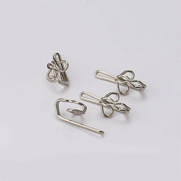 Curtain Gathering Hook 28mm Pencil Pleat Small Gather Metal Gather Hooks 120pcs Carousel 9