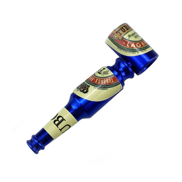 Creative Beer Bottle Metal Mini Pipe Portable Detachable Metal Pipe Carousel 6