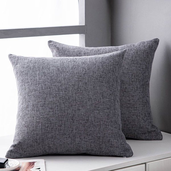 Linen Throw Pillow Cover - 2 Packs Carousel 2