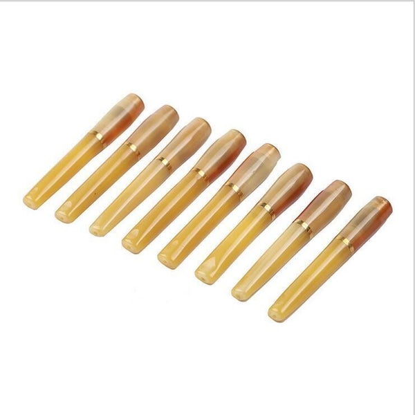 Quality Reusable Resin Filtered Cigarette Holder Filter Smokes Tobacco Roll up Carousel 9