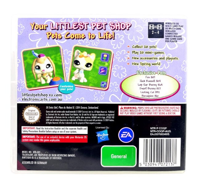Littlest Pet Shop: SPRING (DS) *MINT COMPLETE* Carousel 2