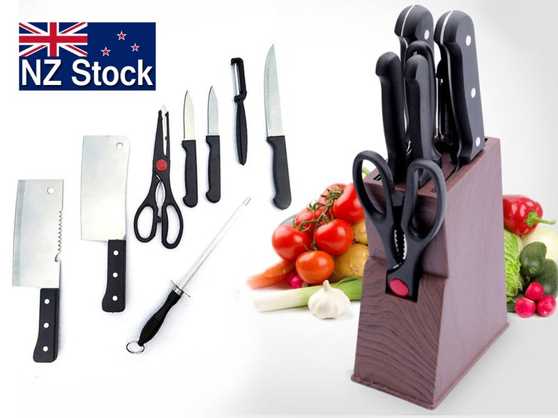 New Kitchen Knife Set with Knife Block Carousel 1