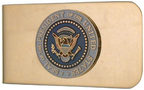 Presidential Seal Gold Plated Money Clip Carousel 1