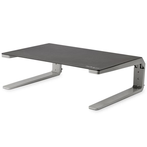 Monitor Riser Stand - Height Adjustable - Steel & Aluminum Carousel 1
