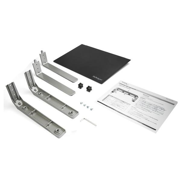 Monitor Riser Stand - Height Adjustable - Steel & Aluminum Carousel 2