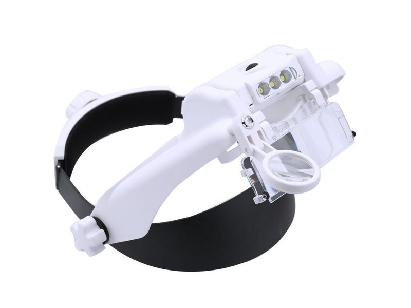 Headband Magnifier LED Carousel 12