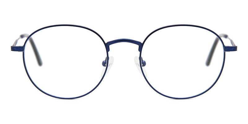 Full Rim Round Blue SmartBuy Collection Peakhurst Asian Fit 993E 50 Fashion Carousel 1